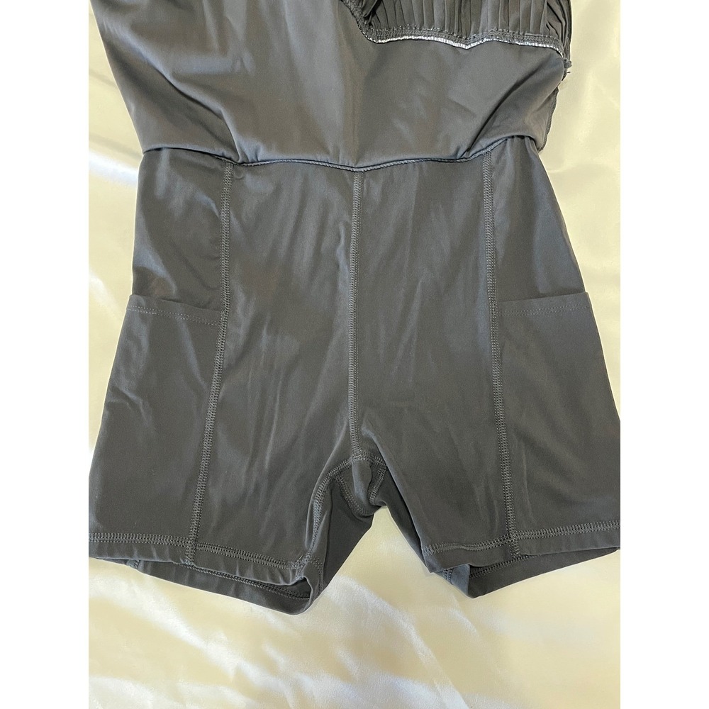 JoyLab Black Pleated Tennis Dress with Built-in Shorts and Pockets Small - Picture 6 of 9